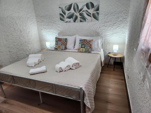 Ένα ή περισσότερα κρεβάτια σε δωμάτιο στο Casa MedeFaby