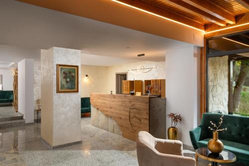 Kuchyň nebo kuchyňský kout v ubytování Pensiunea Leonida - RESORT LEONIDA