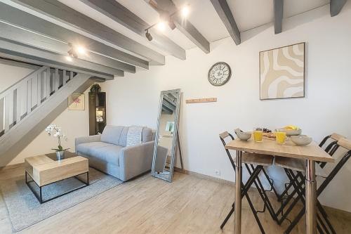 Zona d'estar a Maison de la Roche