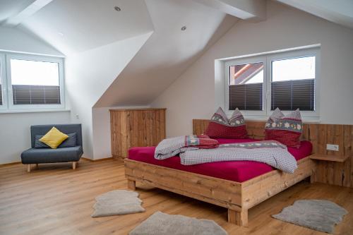 A bed or beds in a room at Mahdgut