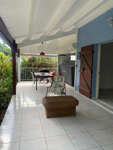 Balkón nebo terasa v ubytování romantic gwada