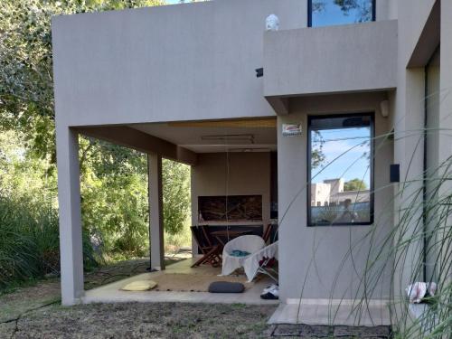 a house with a view of the backyard at Casa XIII in Costa del Este