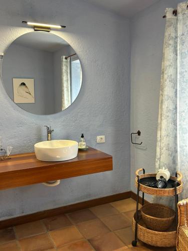 Koupelna v ubytování Haciendas del Valle - Casa San Miguel