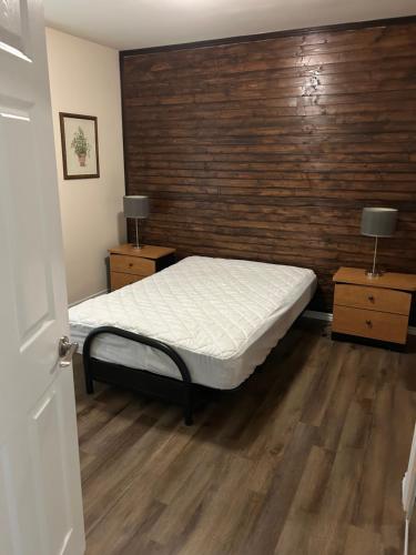 Giường trong phòng chung tại le 4 et demi