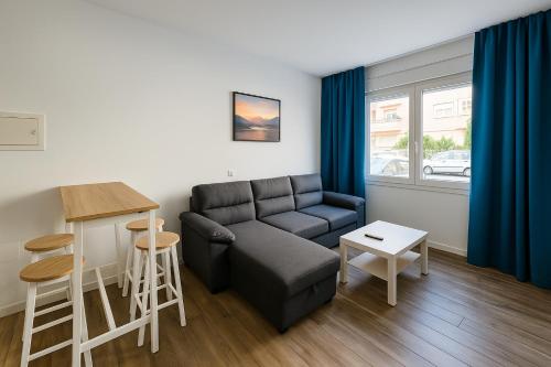 Χώρος καθιστικού στο Loft Snoopy con Netflix y wifi