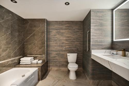 Koupelna v ubytování Radisson Hotel Montreal Airport