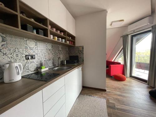 Η κουζίνα ή μικρή κουζίνα στο Diamond Magic 2 Divcibare