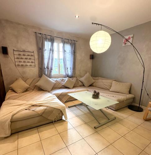 Zona d'estar a Villa Mistral