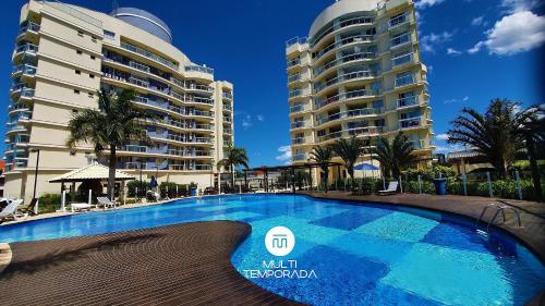 Swimmingpoolen hos eller tæt på Nautilus Refúgio da Alegria - Penha/SC