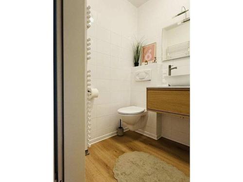 Ένα μπάνιο στο Holiday apartment Haus Südhörn