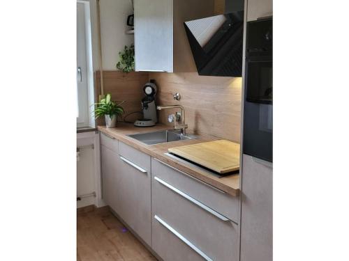 Η κουζίνα ή μικρή κουζίνα στο Ammergau feeling de Luxe