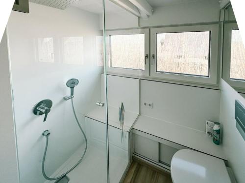 Ένα μπάνιο στο Lakeside cabin Sonnenschilf