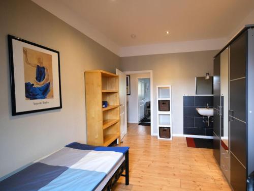 Ένα ή περισσότερα κρεβάτια σε δωμάτιο στο Holiday apartment in Mayen with Wi-Fi