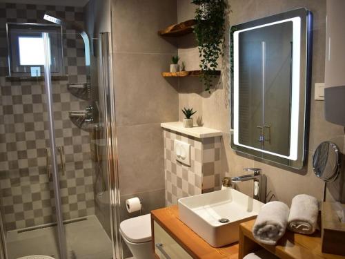 Koupelna v ubytování Holiday home in Zminj with swimming pool