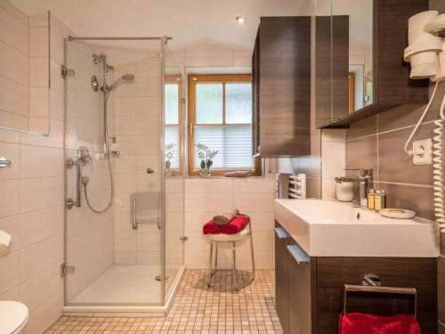 Ένα μπάνιο στο Guesthouse Trostelhof 1