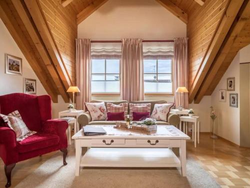 Χώρος καθιστικού στο Guesthouse Trostelhof 5