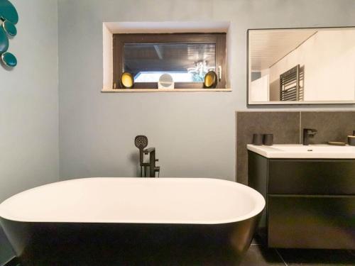 Ванная комната в Little Heidjer House