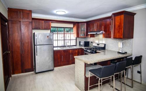 Una cocina o cocineta en Edificio Ivet Teresa