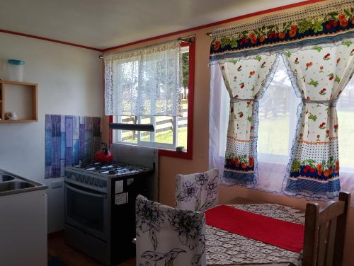 Η κουζίνα ή μικρή κουζίνα στο Agroturismo Silvestre Marly