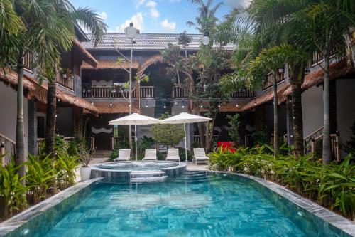 Swimmingpoolen hos eller tæt på Le Bambou Resort & Spa Phu Quoc