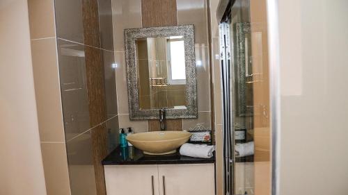 Ένα μπάνιο στο Beth El Guesthouse