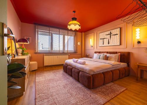 Llit o llits en una habitació de SquareView