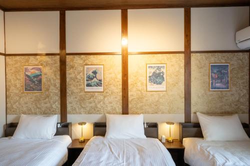 Private House 4K Cinema & Wide King Bed - Nagomi Art Osaka -