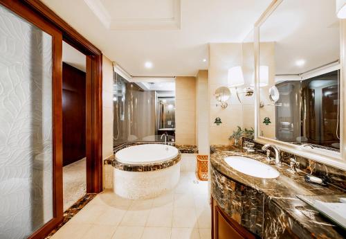 Ένα μπάνιο στο Anji Baihui Hotel