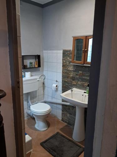 Ένα μπάνιο στο Sea Lions Den Backpackers