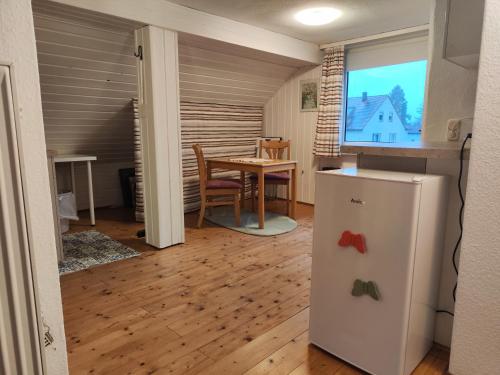 Η κουζίνα ή μικρή κουζίνα στο FeWo Aisch