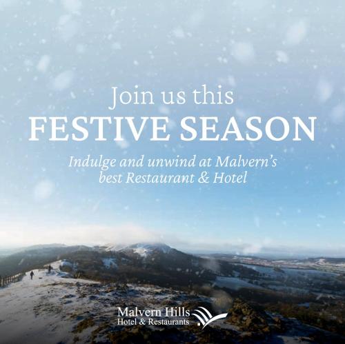 Doe met ons mee voor een festival van toerisme, Andrews beste restaurant en hotel bij The Malvern Hills Hotel in Great Malvern