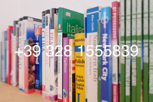 阿尔布斯The Black Sheep BnB的书架上摆放着一排书