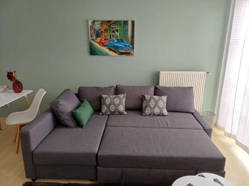 Et opholdsområde på Stadt-Appartment Furth im Wald Drachenstich WLAN