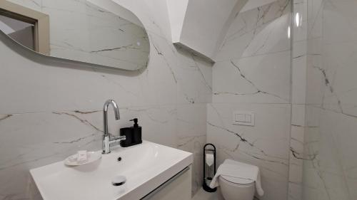 Koupelna v ubytování Apartmány Farní