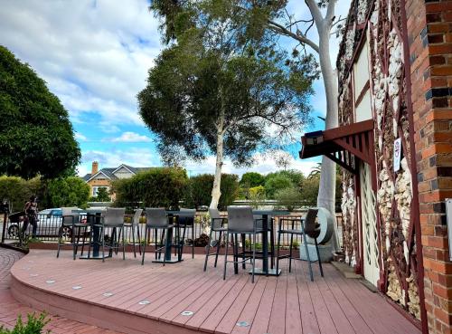 Το κτήριο όπου στεγάζεται  το μοτέλ