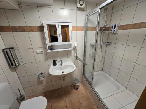 Ένα μπάνιο στο Pension Limmer