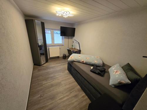 Χώρος καθιστικού στο Pension Limmer