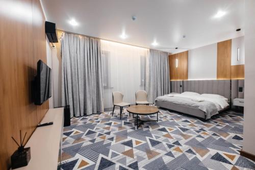 Una televisión o centro de entretenimiento en Irislux