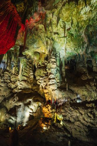 a cave filled with lots of rock formations at Kera Ethno Hotel in Tsqaltubo
