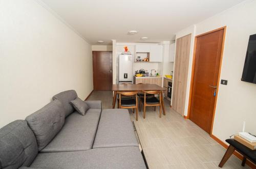 Køkken eller tekøkken på Departamento Distrito 1 Cavancha Piso 19