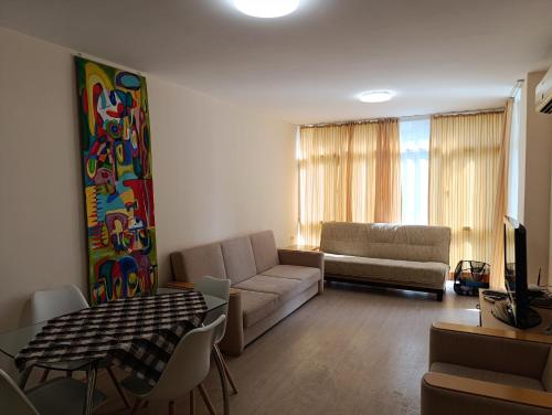 Et opholdsområde på Sun City Apartments