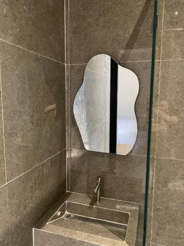 Koupelna v ubytování Moonstone