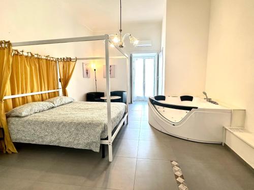 En eller flere senge i et værelse på Al 214 Ragusa Holiday