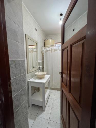 Koupelna v ubytování La casita del Olivo