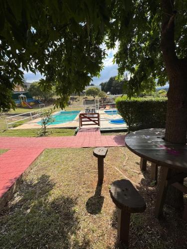 Πισίνα στο ή κοντά στο Cabañas La Bahia Escondida