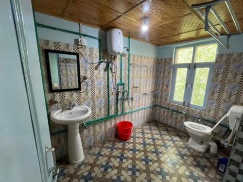 Ένα μπάνιο στο Hotel Norbu Ghephel