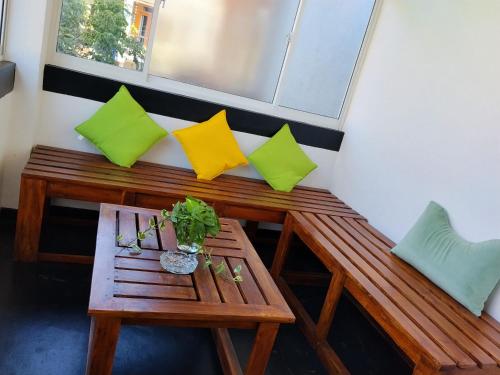 Posezení v ubytování Surf & Salt