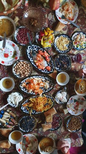 Jídlo v penzionu nebo okolí