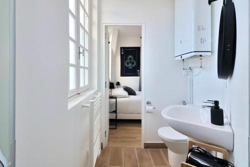 Et badeværelse på SC4 - Studio 2e étage - Résidence Casino du Lac