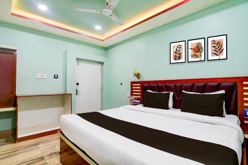 Ένα ή περισσότερα κρεβάτια σε δωμάτιο στο Hotel O GALAXY